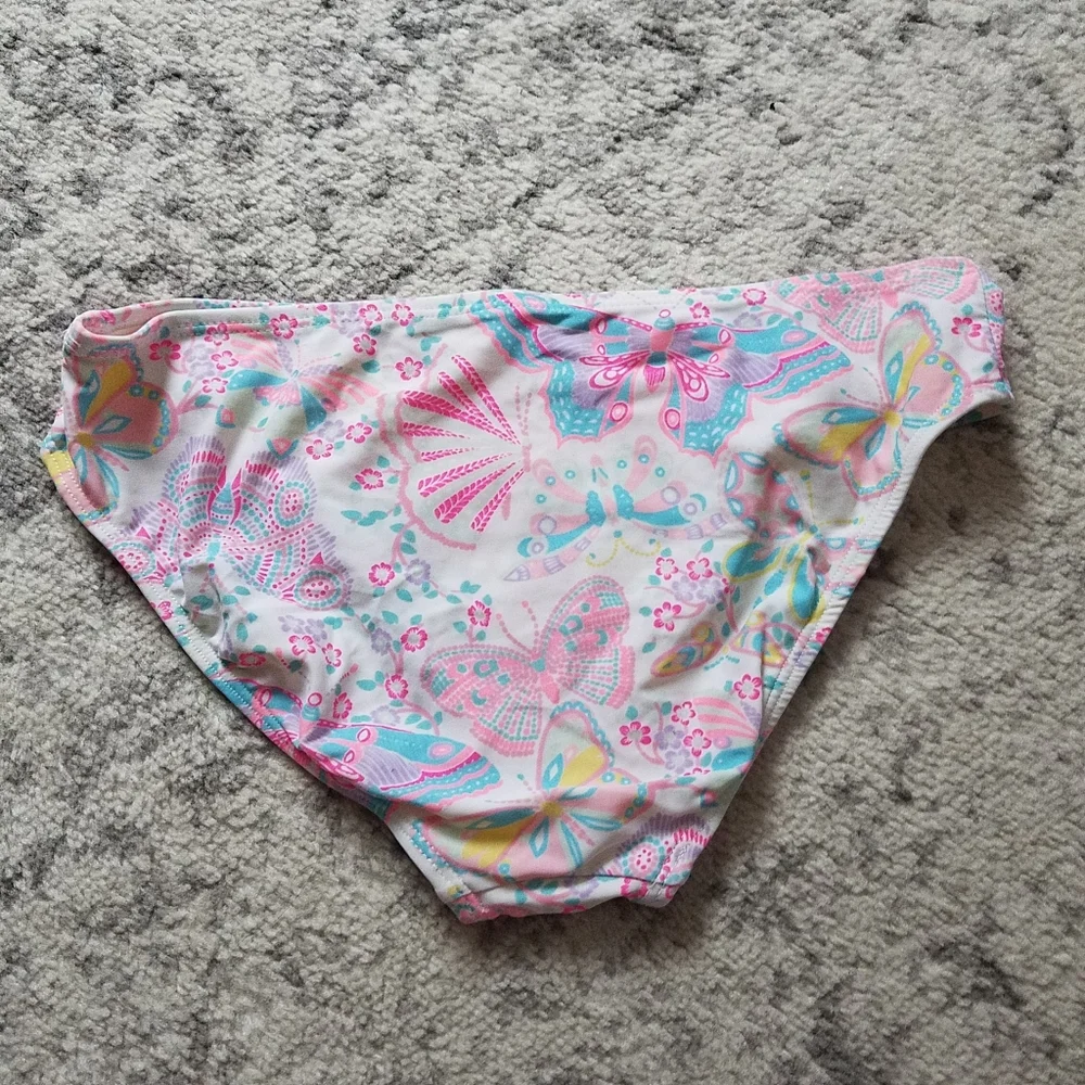 The Children's Place Girls Butterfly Tankini Swimsuit Set Size 10 12 Large